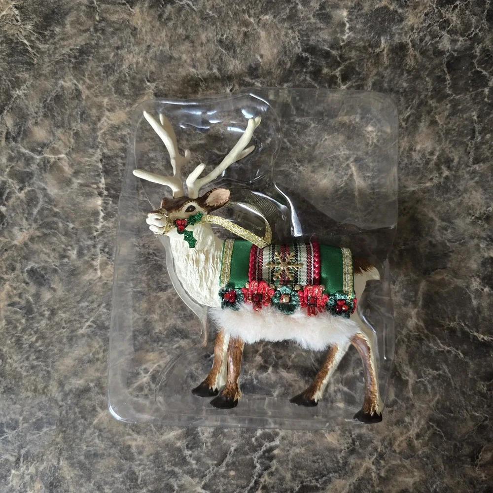 Hallmark Ornament 2019 FATHER CHRISTMAS'S REINDEER Limited Edition